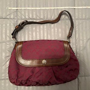 Coach purple bag (Excellent condition)
